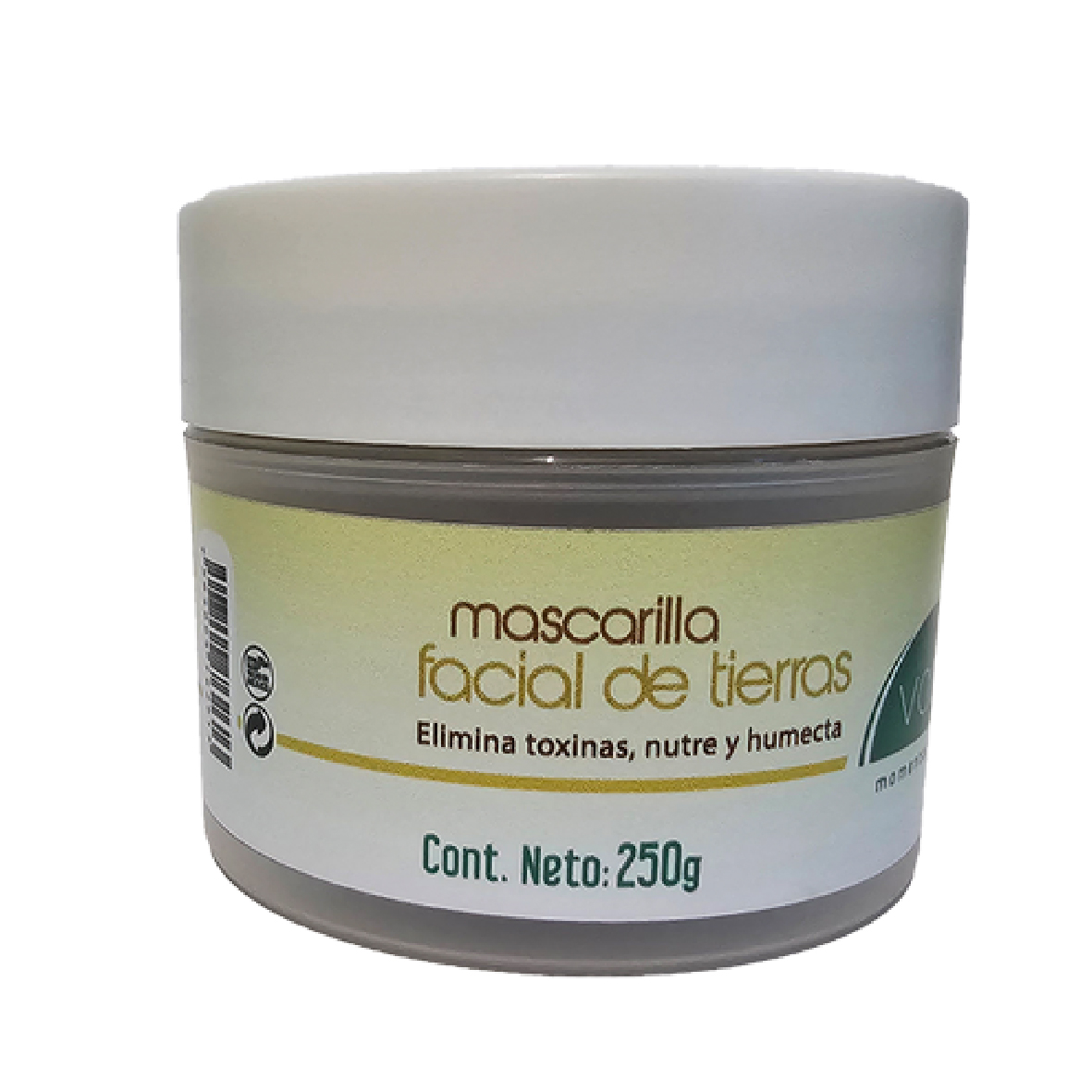 Mascarilla facial de tierras - 250gr